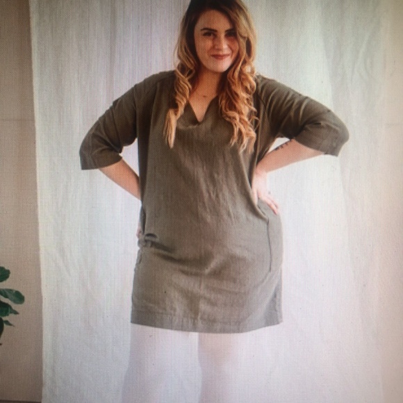 TWO WAY TUNIC - LINEN - Picture 3 of 10